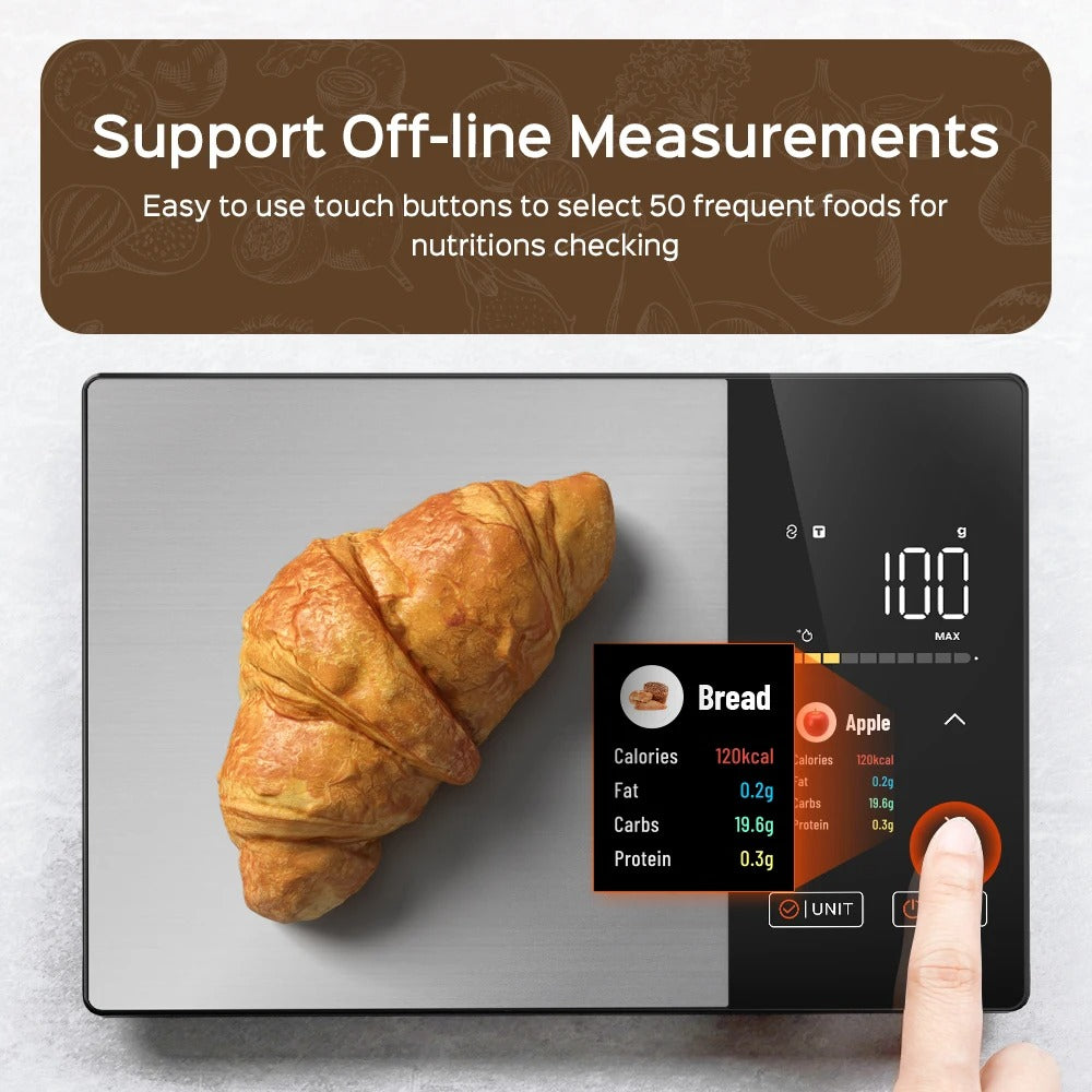 Luensis Smart Nutrition Scale- Bluetooth Calorie& Macro Tracker