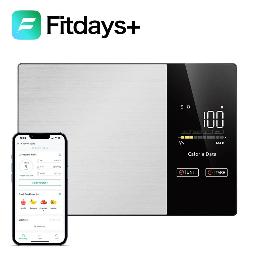 Luensis Smart Nutrition Scale- Bluetooth Calorie& Macro Tracker