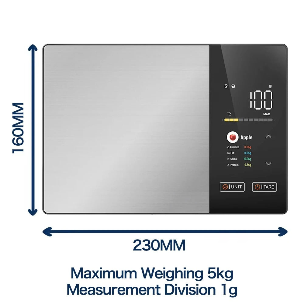Luensis Smart Nutrition Scale- Bluetooth Calorie& Macro Tracker